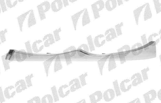 BMW 3 E46 9/01-3/05 lišta pod svetlo ľavá,chrómová
