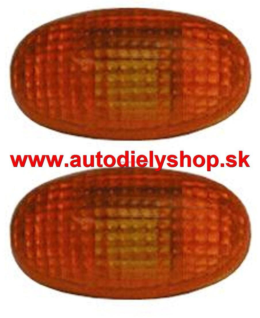  Daewoo Nubira 6/97-7/99 bočné smerovky oranžové Sada