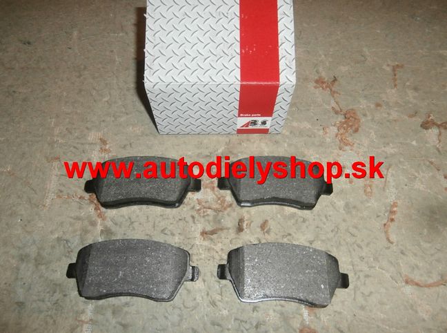 Renault MODUS 9/04-2/08 predné platničky Sada / A.B.S /