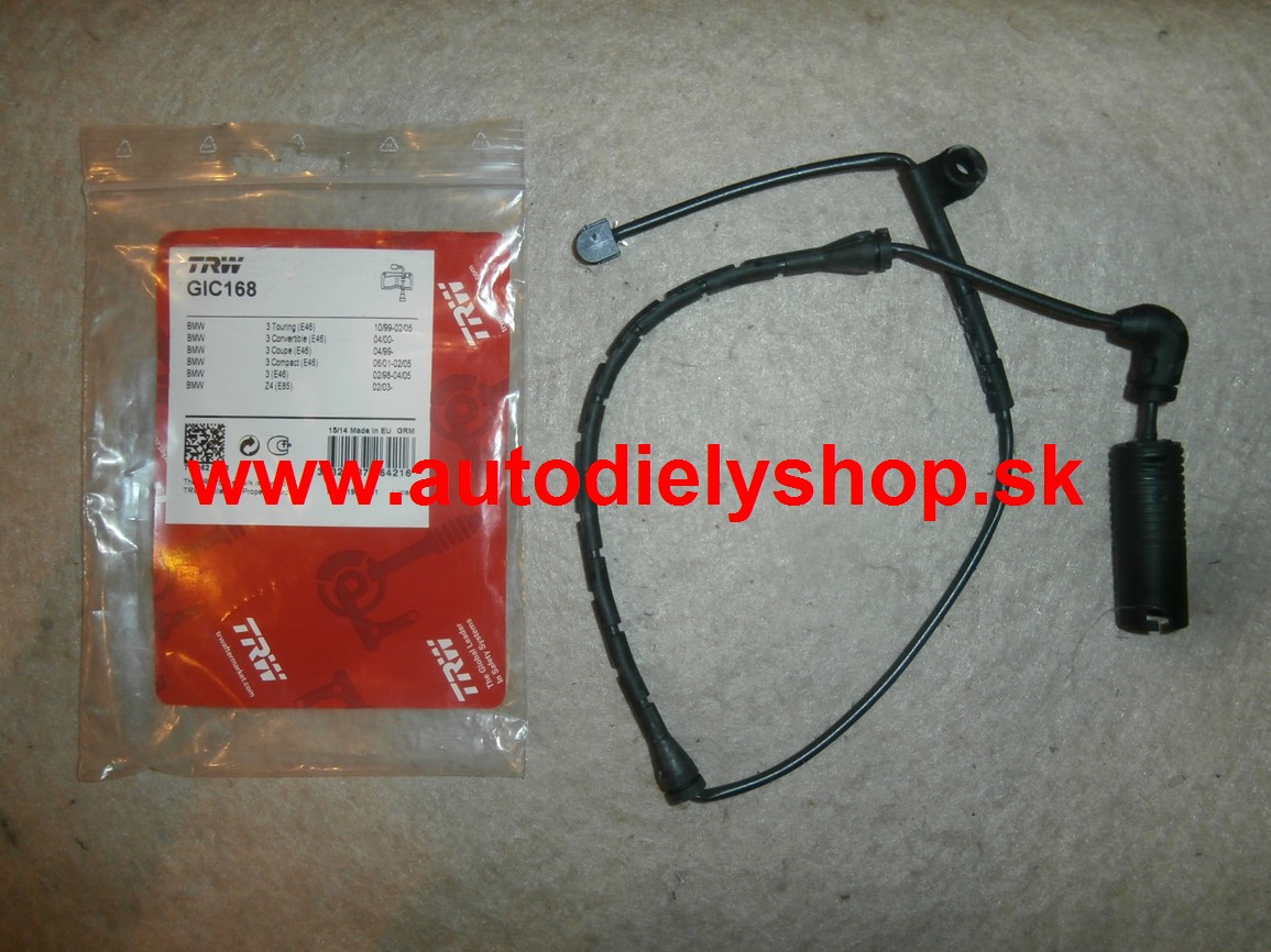 BMW 3 E46 9/01-3/05 výstražný kontakt opotrebenia