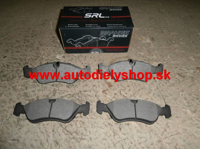 Daewoo NUBIRA 8/99-6/03 predné platničky Sada / SRL /