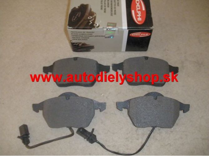 Audi A4 10/04- predné platničky typ ATE, / DELPHI /