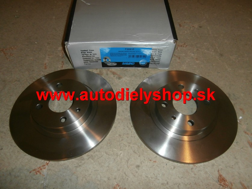 Alfa 145, 146 6/94-00 predné brzdové kotúče 257mm /CIFAM/,plné 