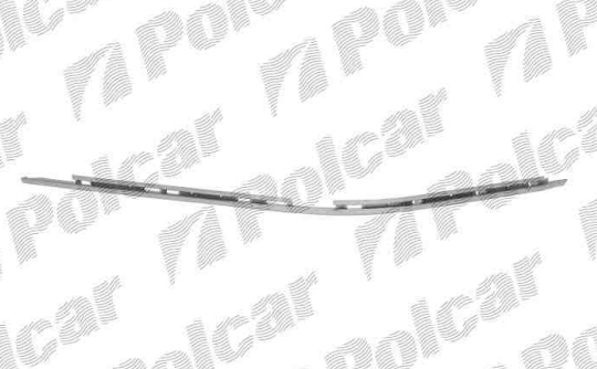 BMW 5 E39 95-8/03 lišta nárazníku ľavá,chrómová / od r.v.2000/