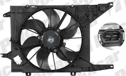 Dacia SANDERO 6/08- ventilátor chladiča /1,4i-1,6i-1,5DCi/