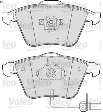 Audi A6 97-6/01 predné platničky Sada /VALEO/ QUATTRO typ ATE