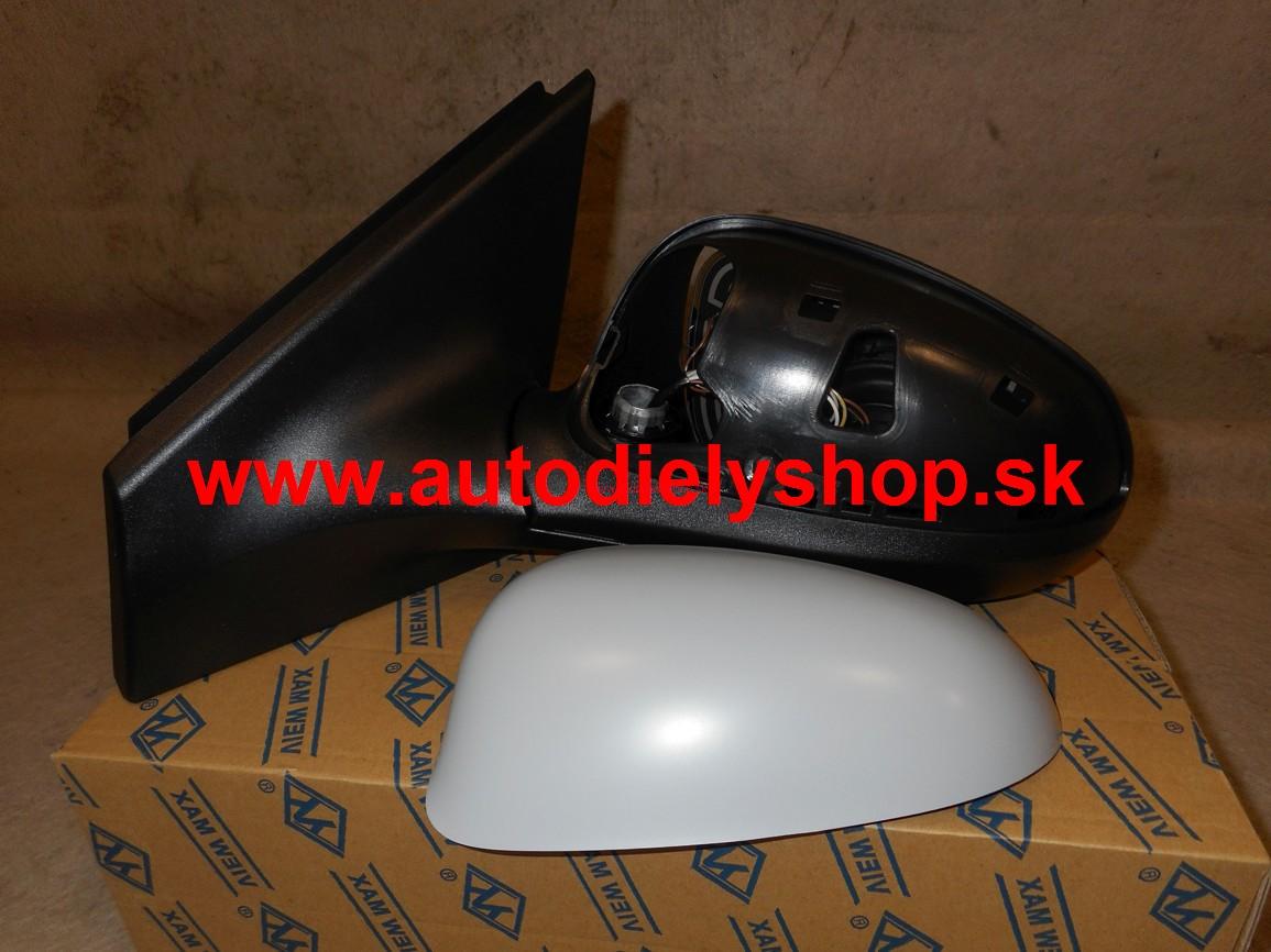 Fiat BRAVO 2/07- el.spätné zrkadlo ľavé,pre lak 