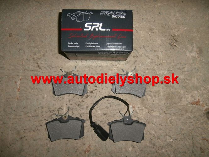 Audi A6 7/01-4/04 zadné platničky Sada / SRL /