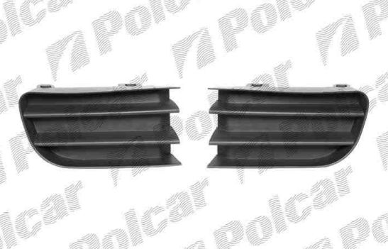 Renault Megane 11/02-12/05 mriežky nárazníka SADA /bez otvorov pre hmlovky