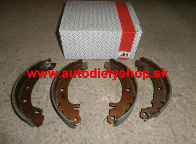 Renault Megane 99-11/02 zadné čeluste 203mm Sada / A.B.S /
