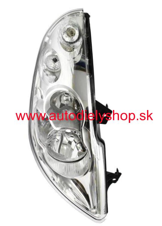 Renault MASTER 2/2010- predné svetlo H1+H7+H7 Pravé