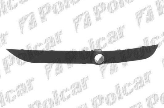 BMW X5 E53 1/00-12/03 lišta predného nárazníku ľavá / s otvorom