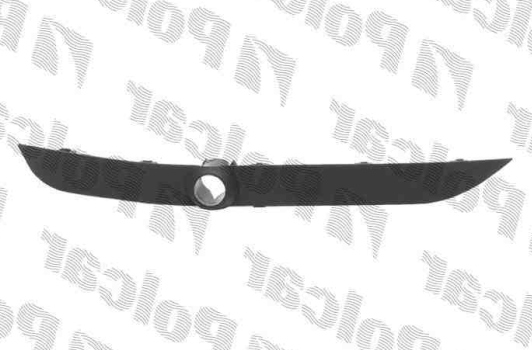 BMW X5 E53 1/00-12/03 lišta predného nárazníku Pravá / s otvorom