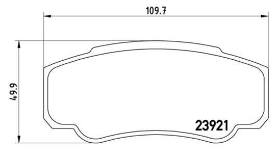  Citroen JUMPER 1/02-06 zadné platničky Sada / SAMKO /