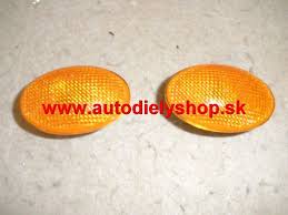 Opel Astra F 91-98 bočné smerovky oranžové Sada Ľ+P