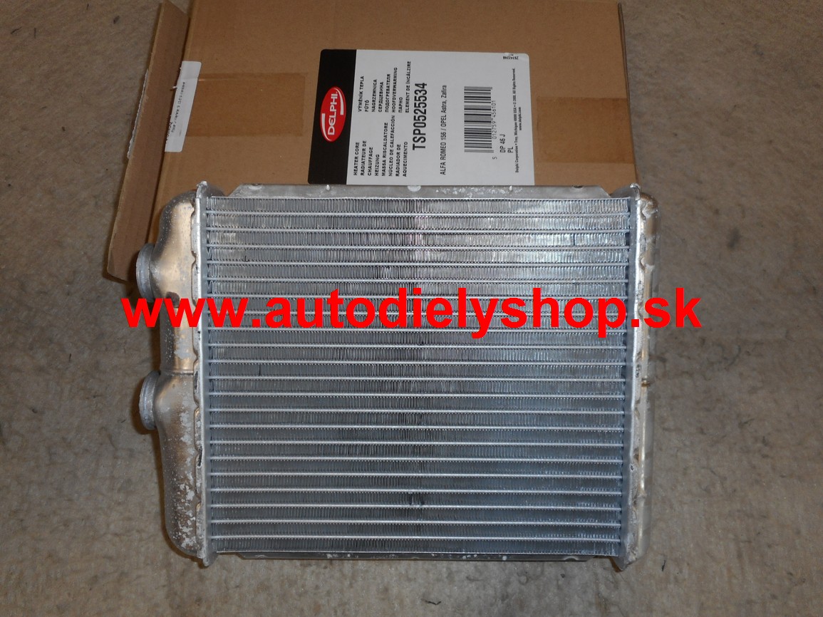 Opel Astra G- radiator kúrenia / typ DELPHI / bez AC