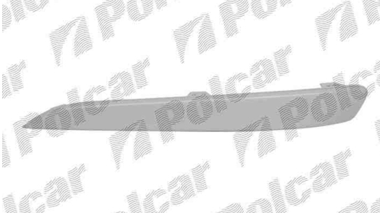 Opel Astra H-lišta predného nárazníka Ľavá /s podkladom/