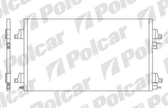 Renault LAGUNA 4/05-7/07 chladič klimatizácie / všetky motory /