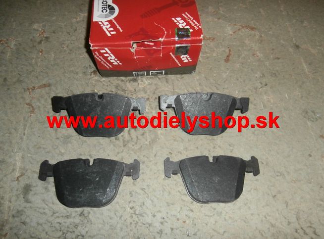 BMW X5 E70 2/07- zadné platničky Sada / TRW / 4,8i-3,0SD