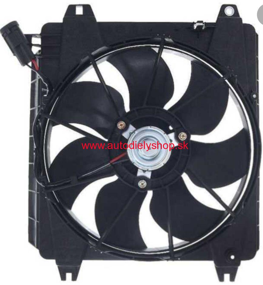 Peugeot 107 6/05- ventilátor chladičov 1,4HDi bez AC