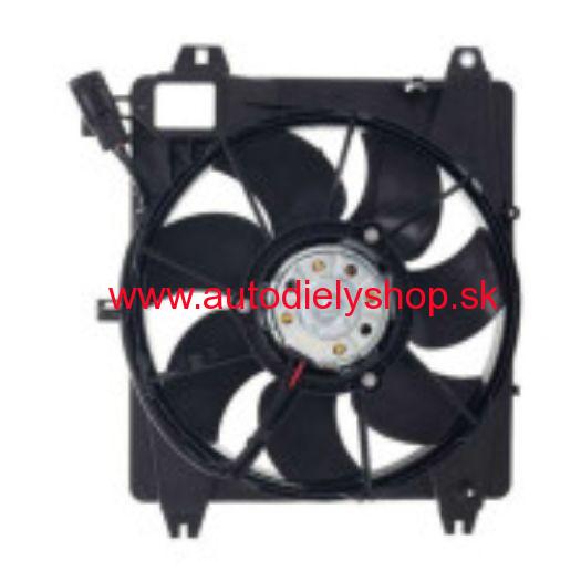 Peugeot 107 6/05- ventilátor chladičov 1,4HDi s AC