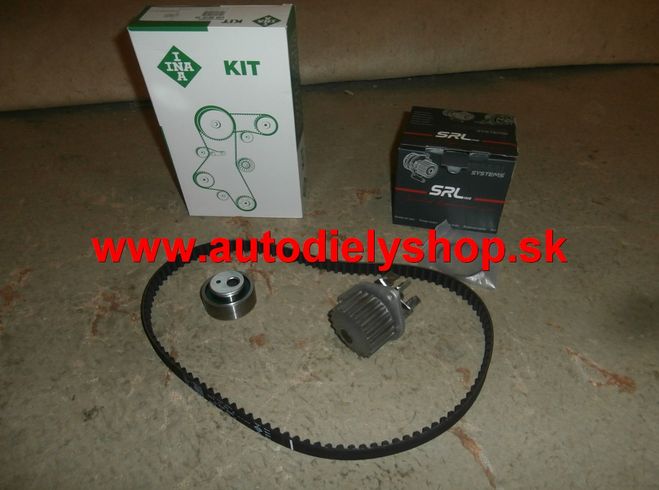 Peugeot 206 10/98- komplet rozvody Sada 1,1i /44KW / 104 zubov
