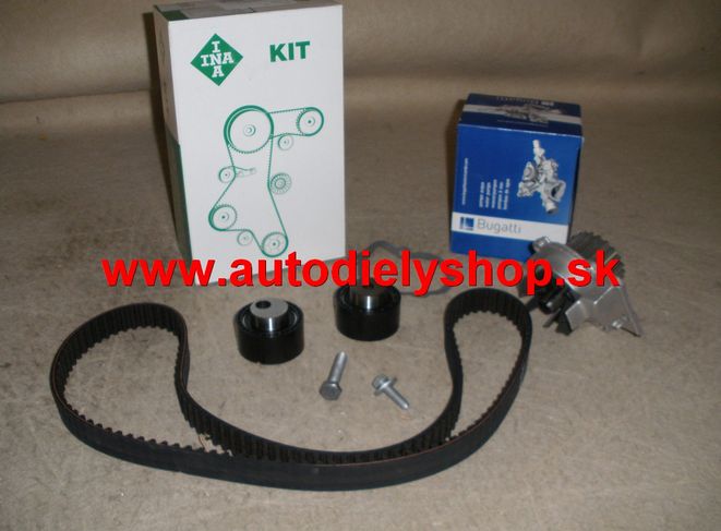 Peugeot 206 10/98- komplet rozvody Sada 2,0HDi / 66kw