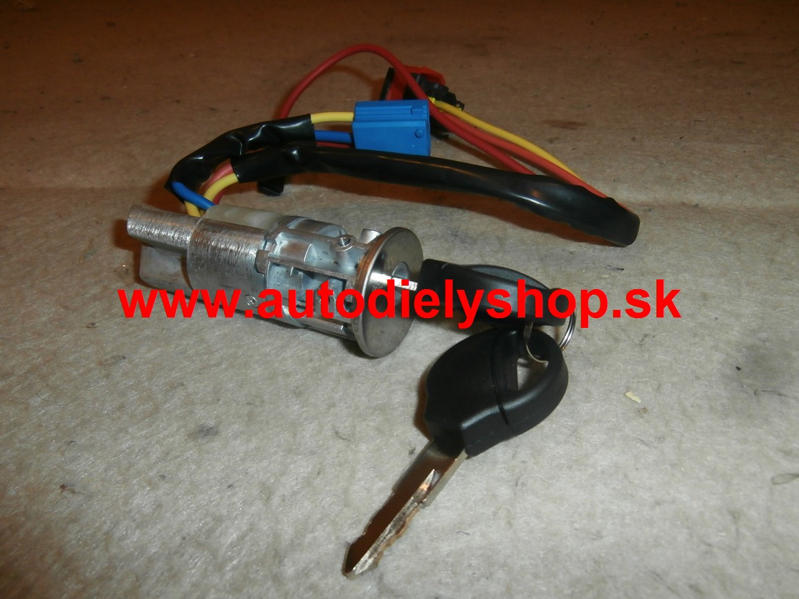Peugeot 206 10/98- spínacia skrinka + 2 x klúč bez imobilizéra