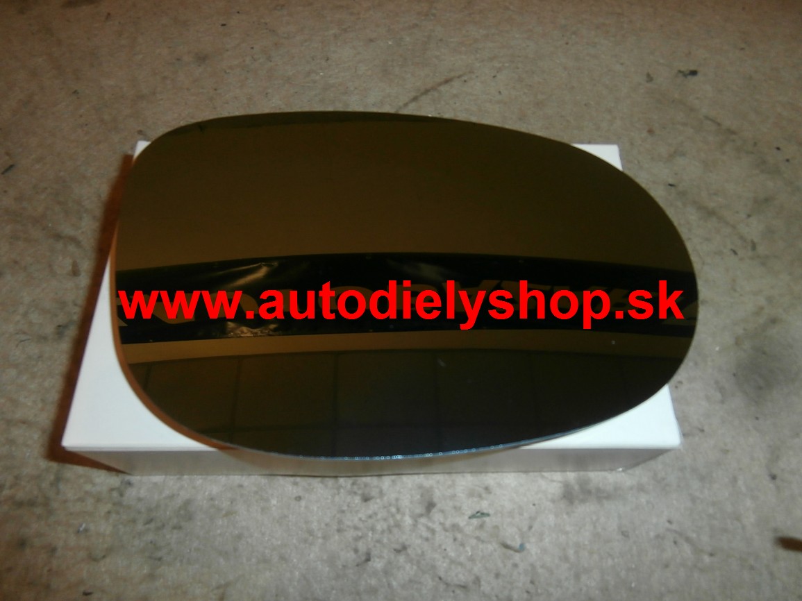 Fiat BRAVO 2/07-  sklo zrkadla Pravé,vyhrievané,modré