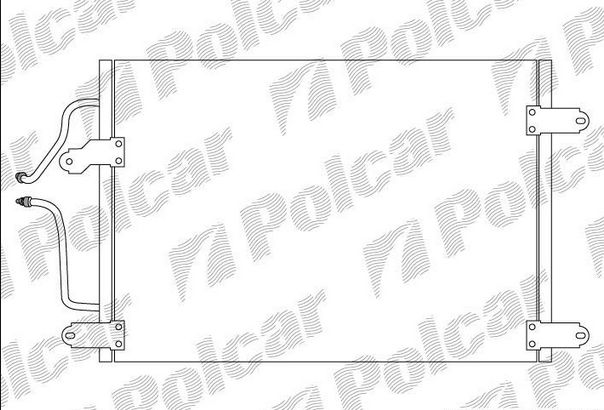 Renault Laguna 94-6/98 chladič klimatizácie 2,2TD