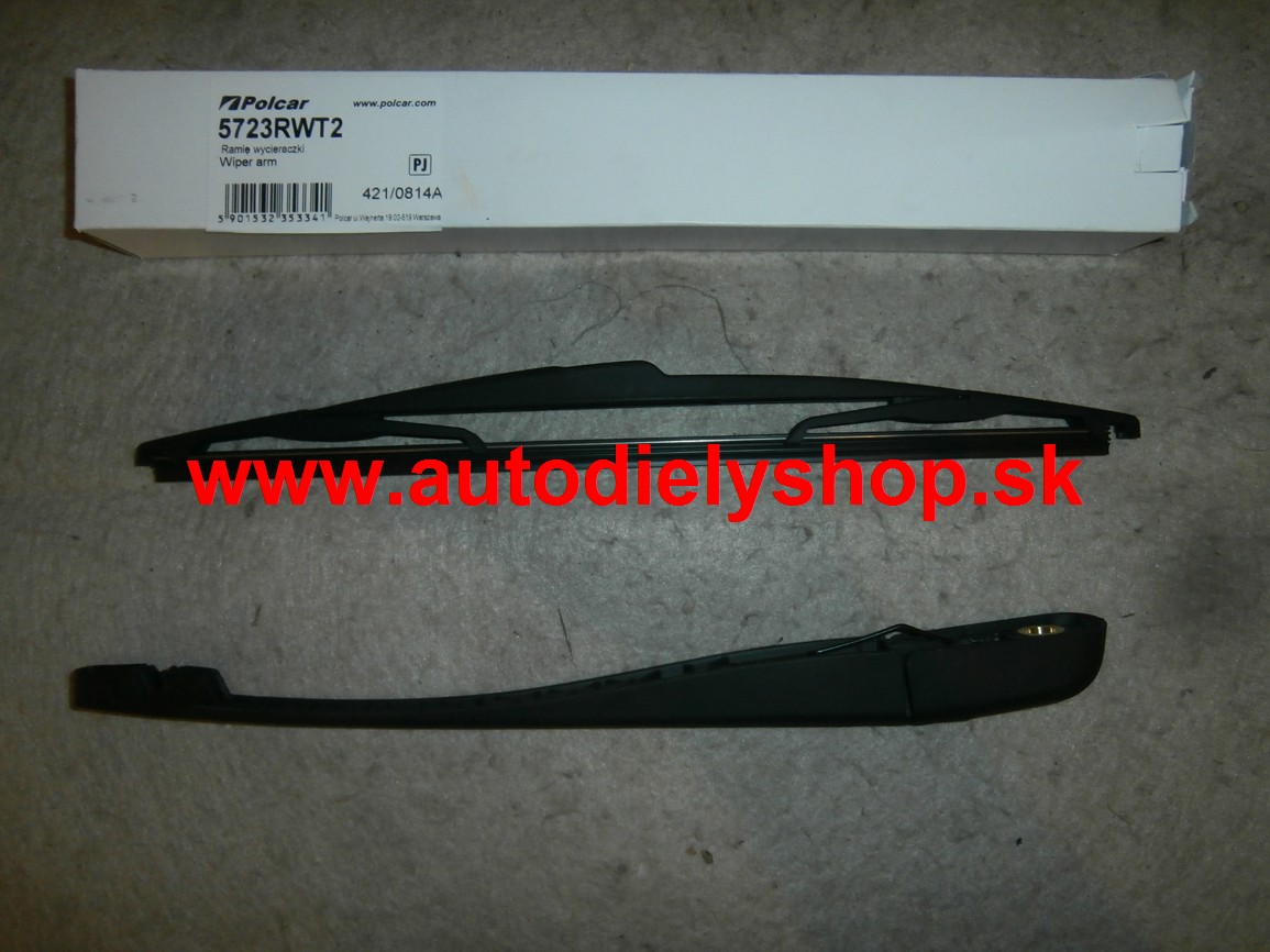 Peugeot 206 10/98- zadné ramienko stierača Komplet, HB