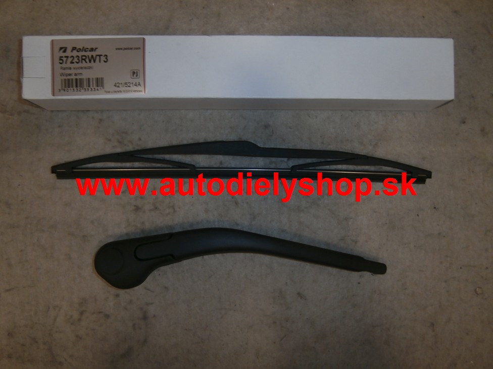 Peugeot 206 10/98- zadné ramienko stierača Komplet,SW