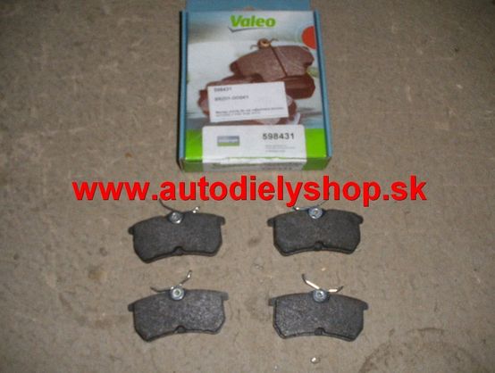 Renault Laguna 94-6/98 zadné platničky / VALEO /