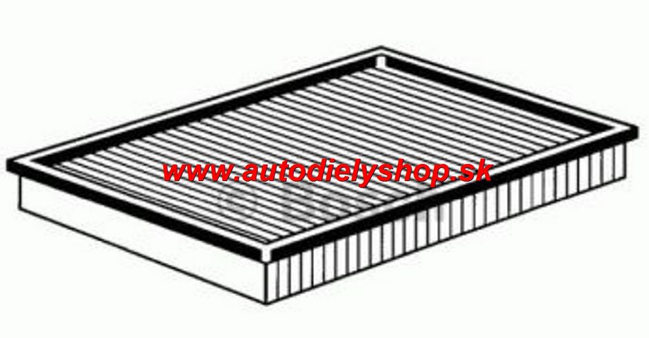 Peugeot 206 10/98- vzduchový filter 1,6HDi / MISTAF/
