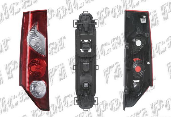 Renault KANGOO 2/08- zadné svetlo ľavé (2dvere) / VALEO/ komplet