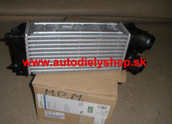 Peugeot 207 5/06- chladič vzduchu 1,6 HDi