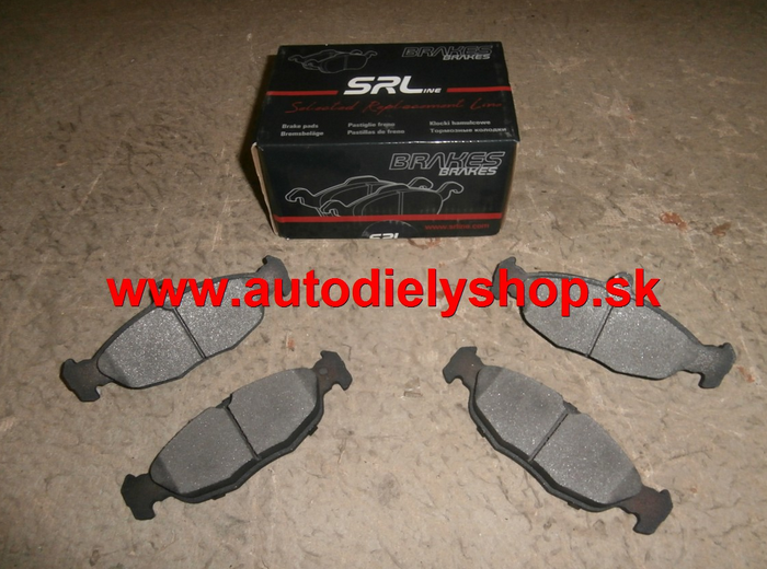 Opel COMBO 12/93-2/02 predné platničky / SRL /