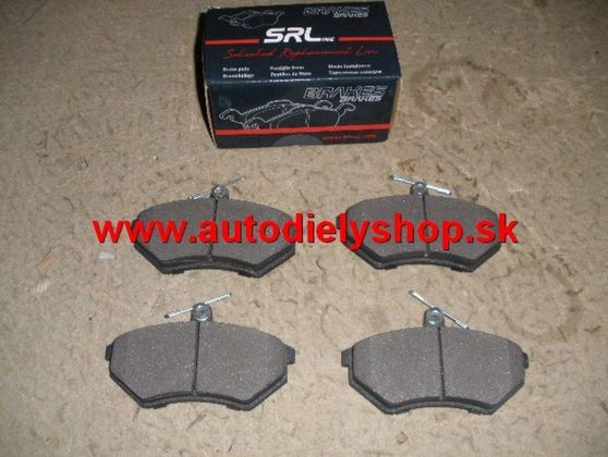Renault Kangoo 4/03- predné platničky 136,9mm / SRL /