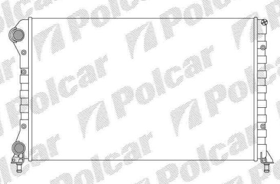 Fiat DOBLO 5/01-10/05 chladič vody 1,9D s AC