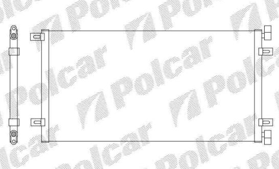 Fiat DOBLO 5/01-10/05 chladič klimi 1,2i-1,6i
