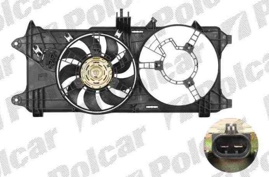 Fiat DOBLO 5/01-10/05 ventilátor chladičov 1,9JTD bez AC