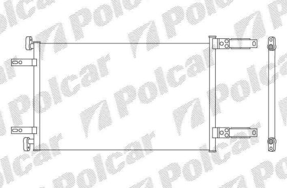 Fiat DOBLO 5/01-10/05 chladič klimi 1,9D