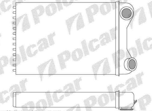 Fiat DOBLO 5/01-10/05 radiator kúrenia / typ VALEO/ original