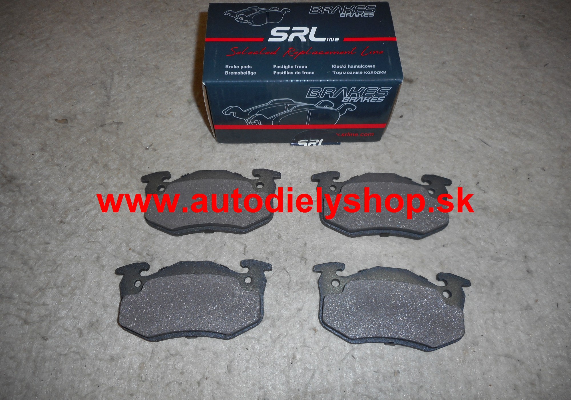 Peugeot 306 5/97-3/01 zadné platničky Sada / SRL /