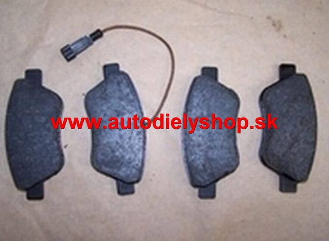 Fiat DOBLO 11/05- predné platničky Sada / DELPHI / typ BOSCH