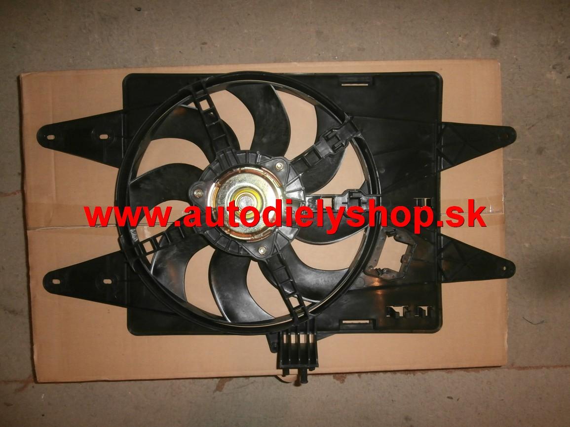  Fiat DOBLO 5/01-10/05 ventilátor chladičov 1,6i-1,9D bez AC 