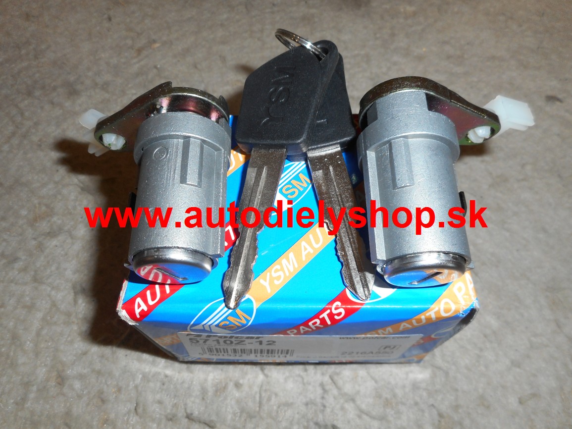 Peugeot 307 4/01-05 2x zámok dverí + 2 x kľúč