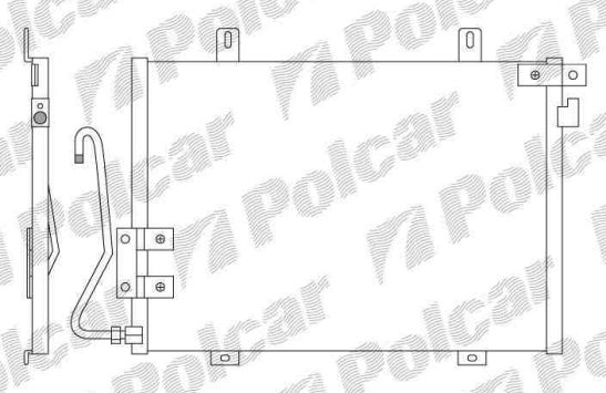 Renault Clio 9/98-6/01 chladič klimatizácie / pre všetky typy /