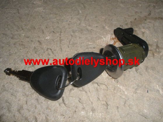 Renault CLIO 9/98-6/01 1x zámok dverí + 2 x klúč,ľavý