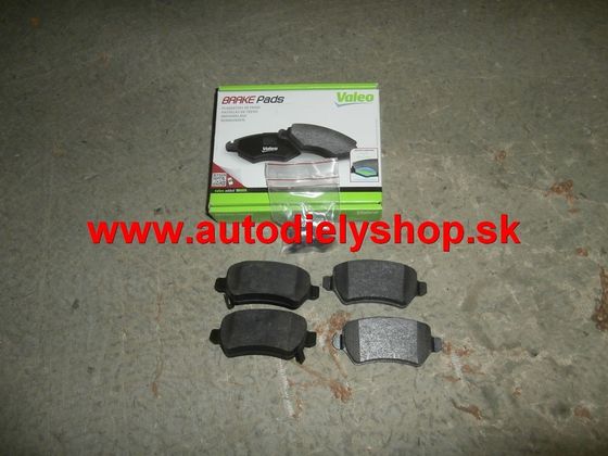 ALFA ROMEO MITO 9/08- Zadné platničky Sada / VALEO /